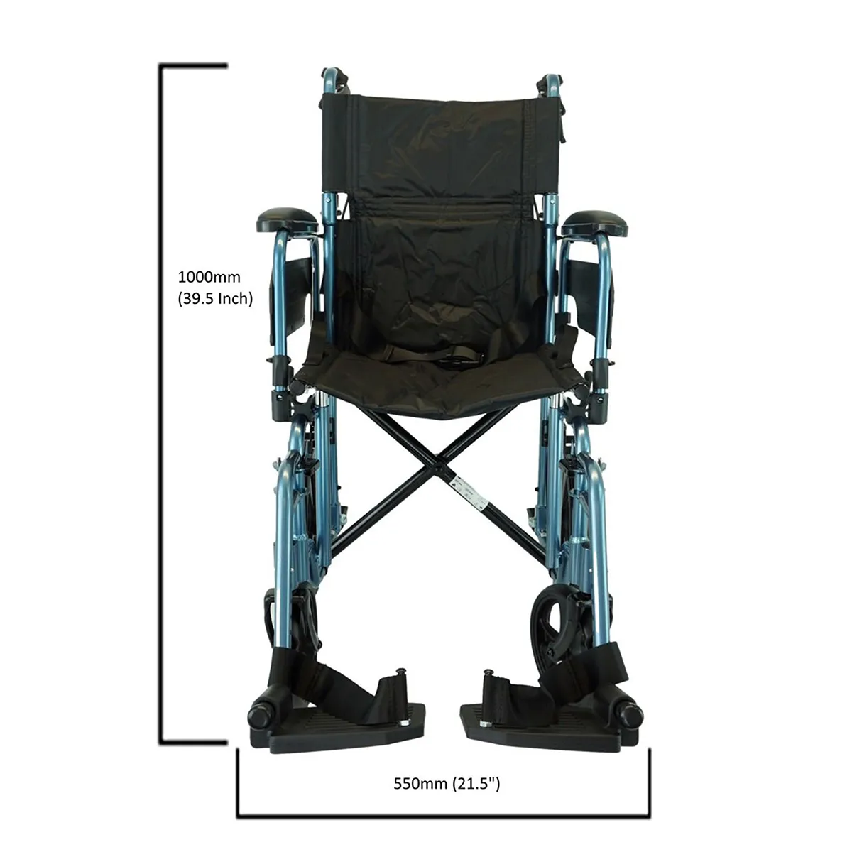 Integrity Transit Wheelchair Open Dimensions