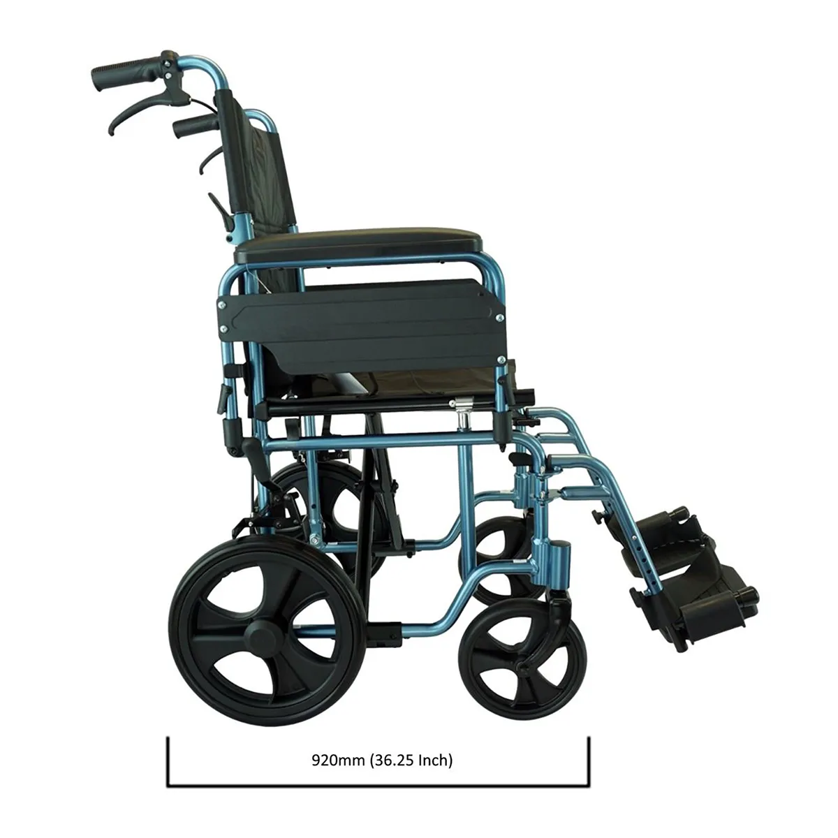 Integrity Transit Wheelchair length Dimensions