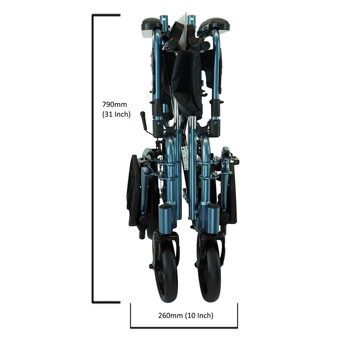 Integrity Transit Wheelchair Folded Dimensions