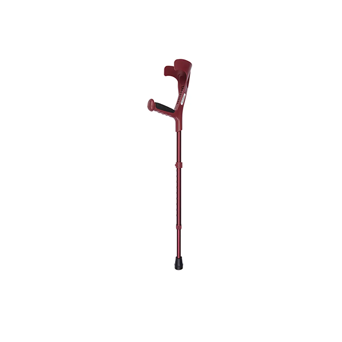 Comfy Grip Adjustable Crutch In Red