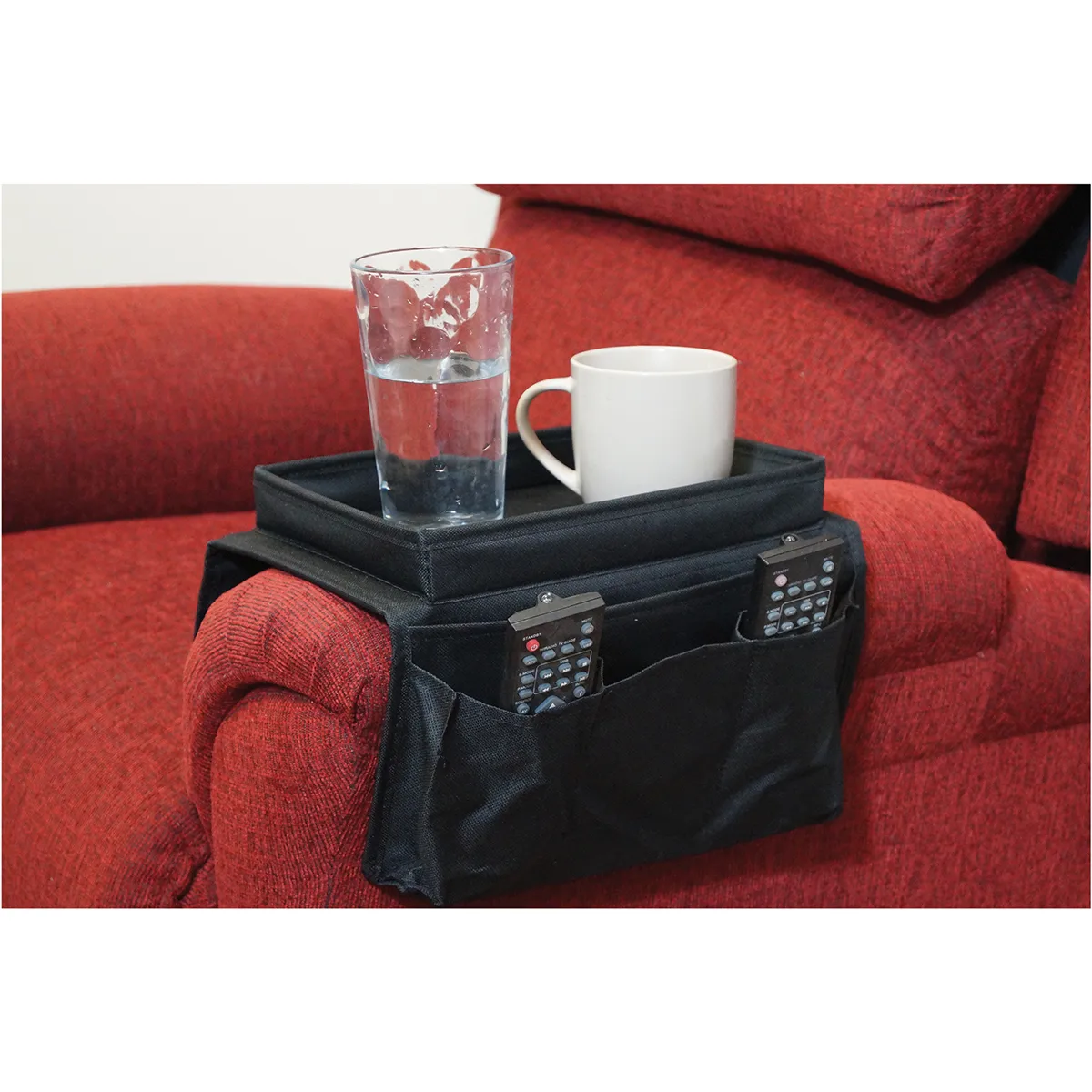 Armest Organiser in use